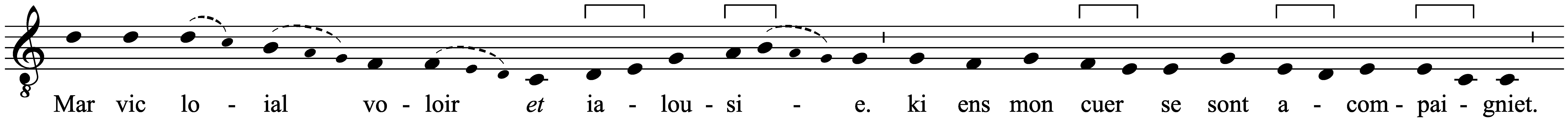 Work musical notation